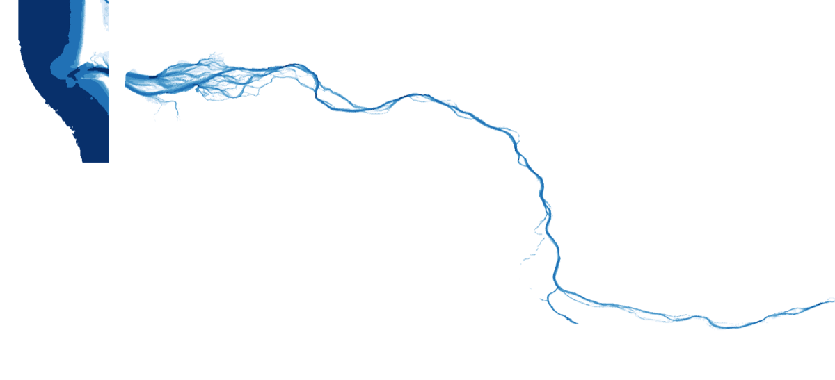 Columbia River depth coverage